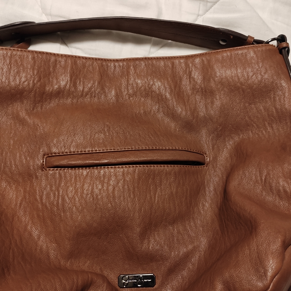 Jessica Simpson Tan Leather Handbag - Picture 2 of 3